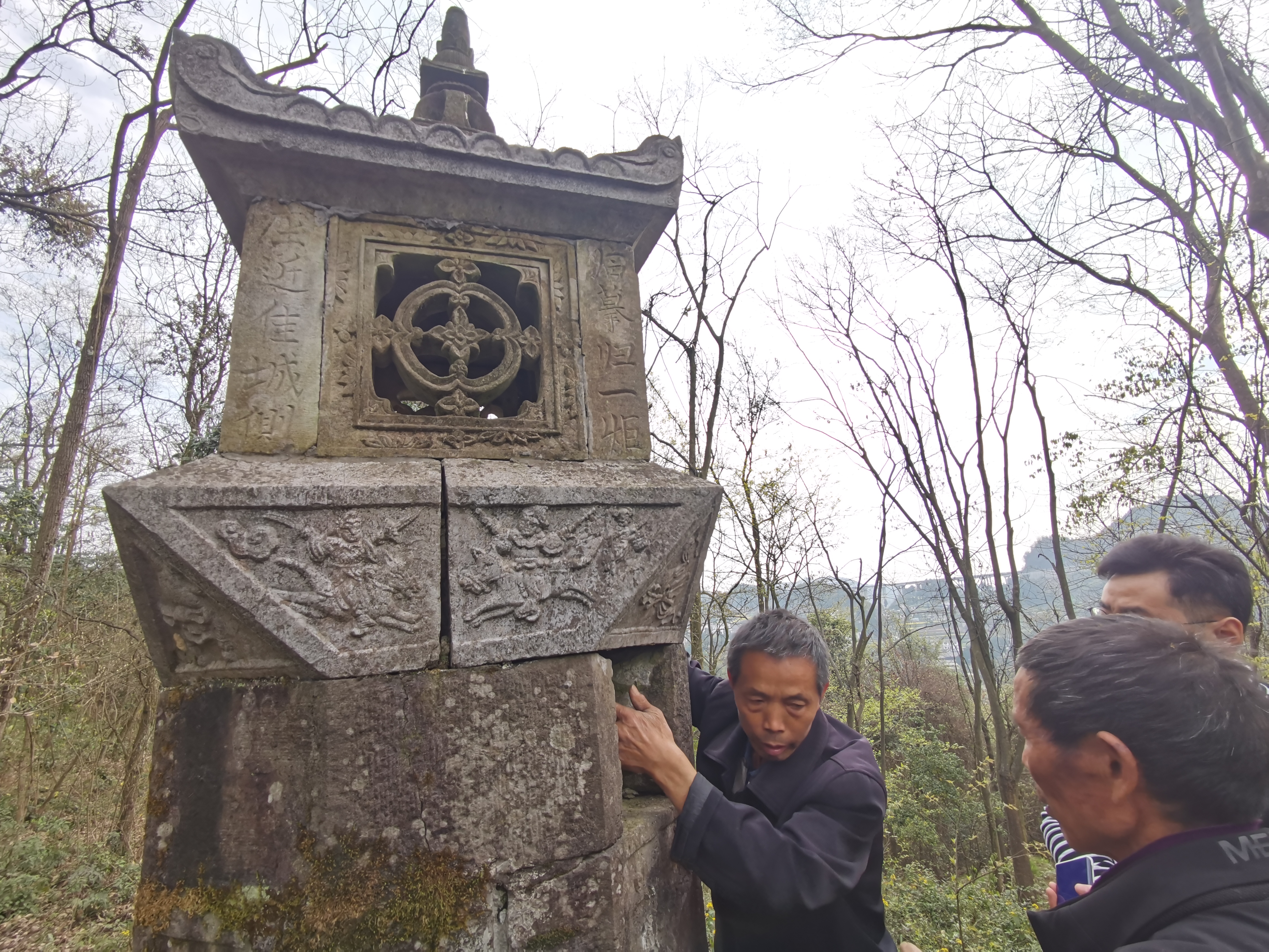 【寻仁迹】仁怀小耳沟现清代字库塔 折射旧时乡绅文化(图2)
